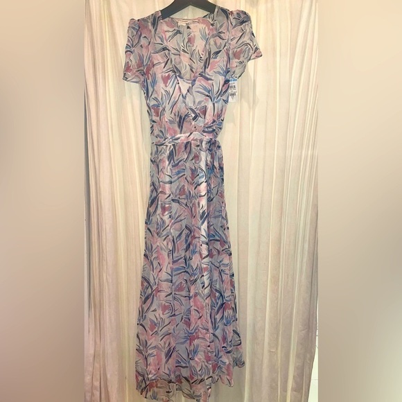Club Monaco Floral Maxi Wrap Dress 🌸NWT - Picture 5 of 10